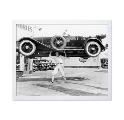 Car Lift Stunt 1930s