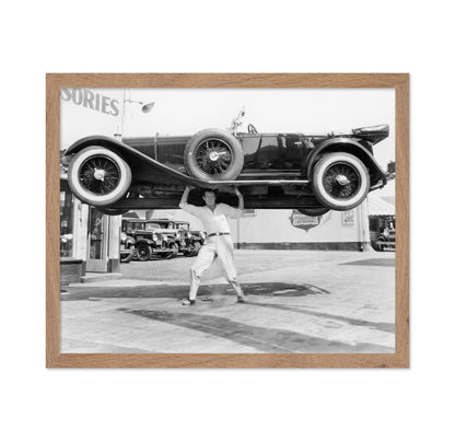 Car Lift Stunt 1930s