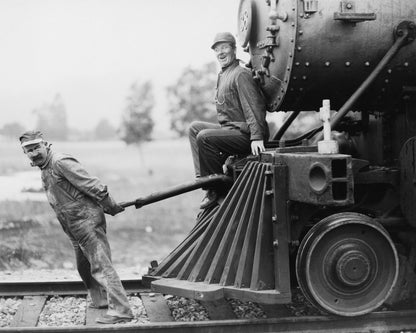Train Engineers 1920s