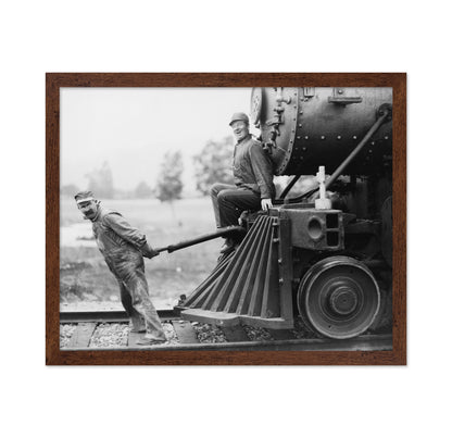 Train Engineers 1920s