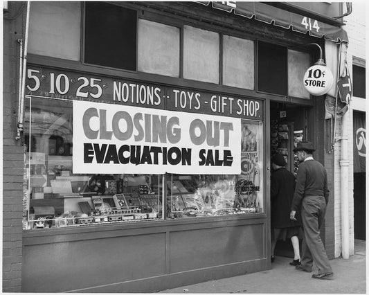 Evacuation Sale 1942