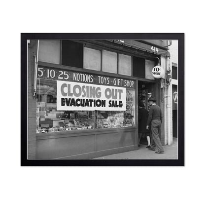 Evacuation Sale 1942