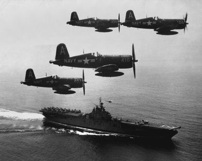 F4U Corsairs USS Boxer 1951