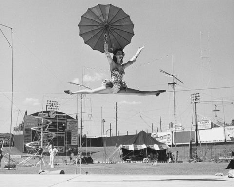 Acrobat Tightrope 1950s