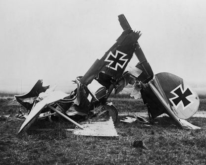 Albatros Wreckage 1917