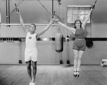 Gymnastics Scene 1930s