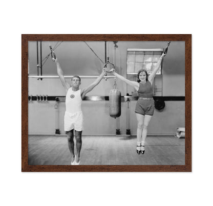 Gymnastics Scene 1930s