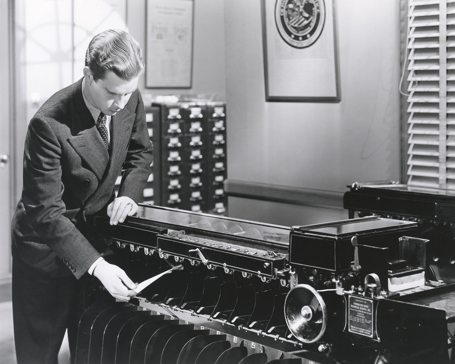 Fingerprint Machine 1930s