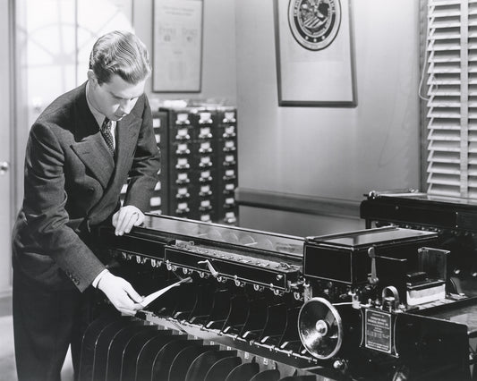 Fingerprint Machine 1930s