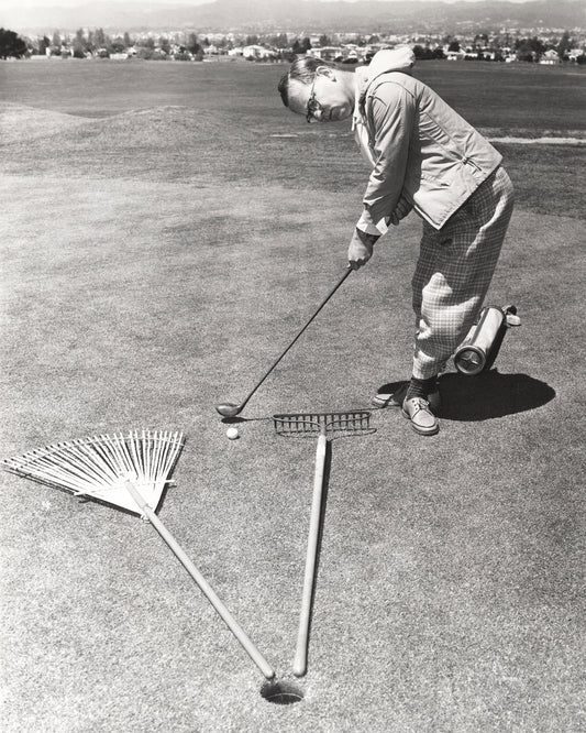 Golf Green Scene 1950s