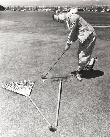 Golf Green Scene 1950s