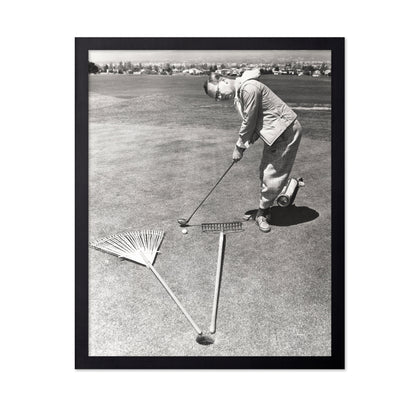 Golf Green Scene 1950s