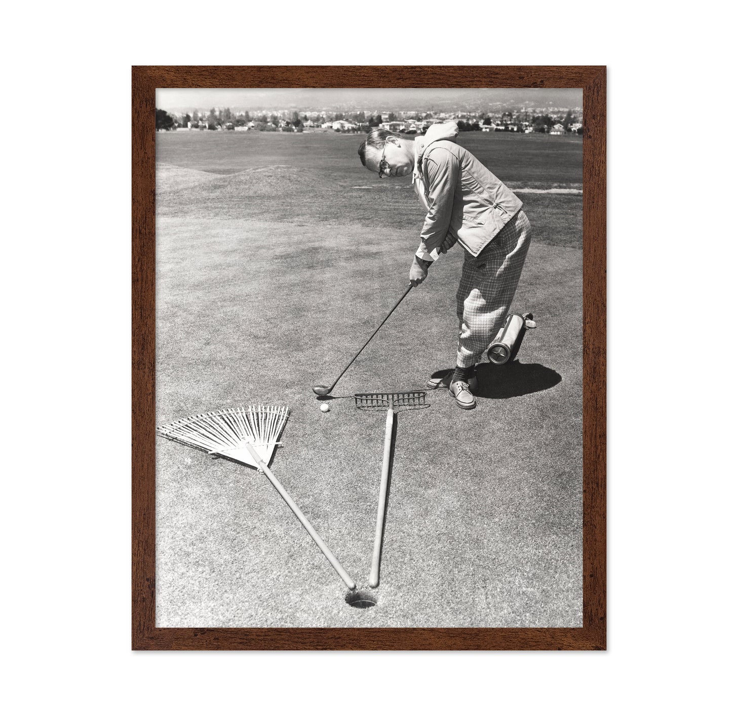 Golf Green Scene 1950s