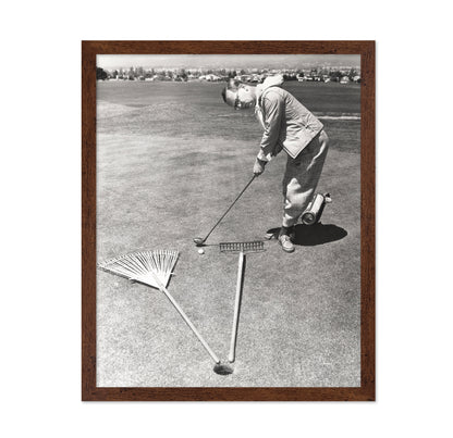 Golf Green Scene 1950s