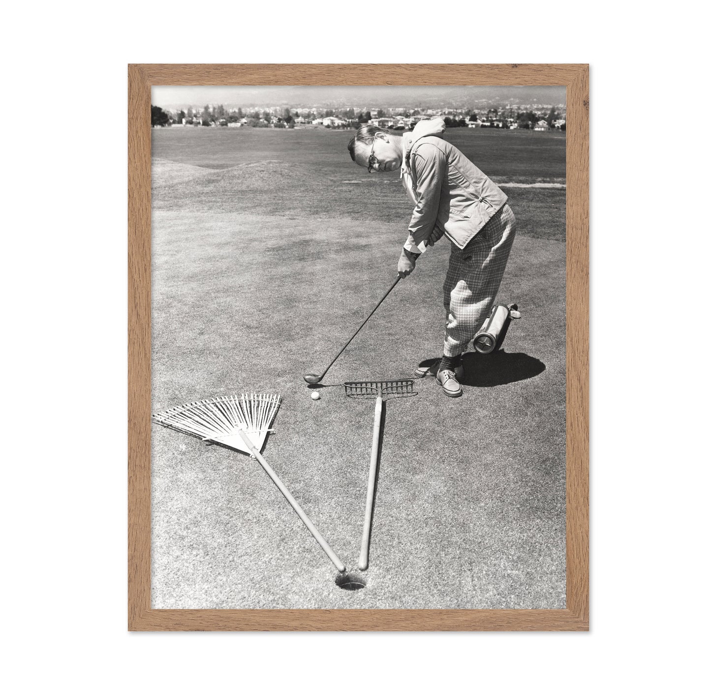 Golf Green Scene 1950s