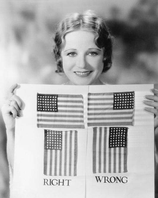 Flag Display Guide 1930s