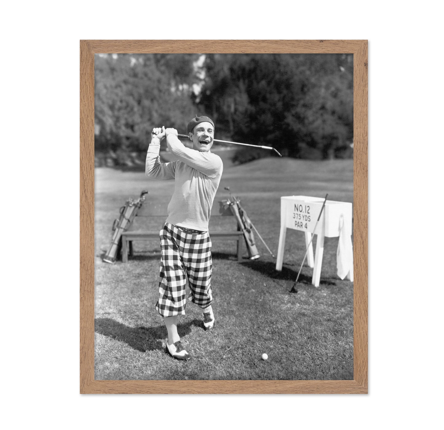 Vintage Golf Scene 1930s