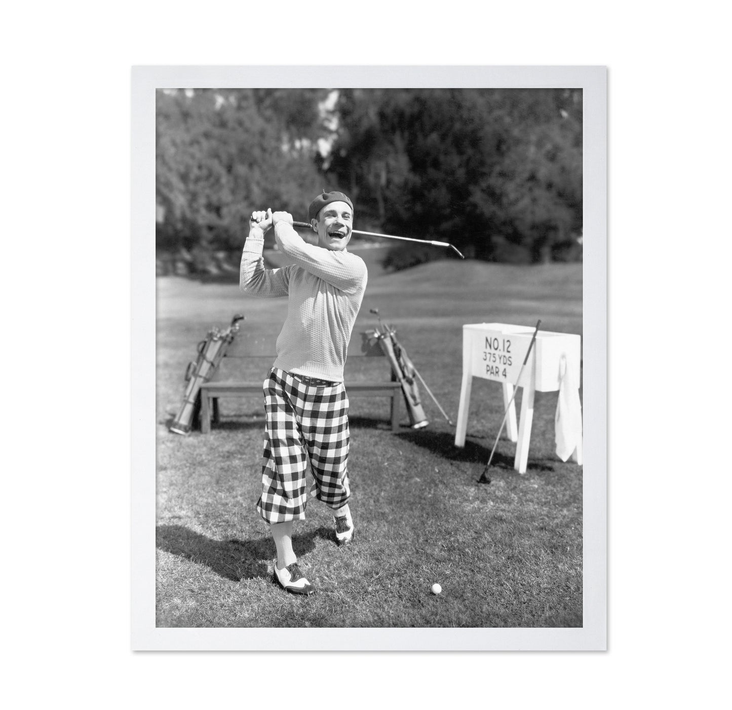 Vintage Golf Scene 1930s