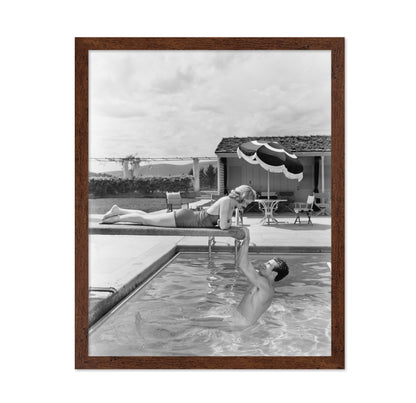 Poolside Couple 1930s