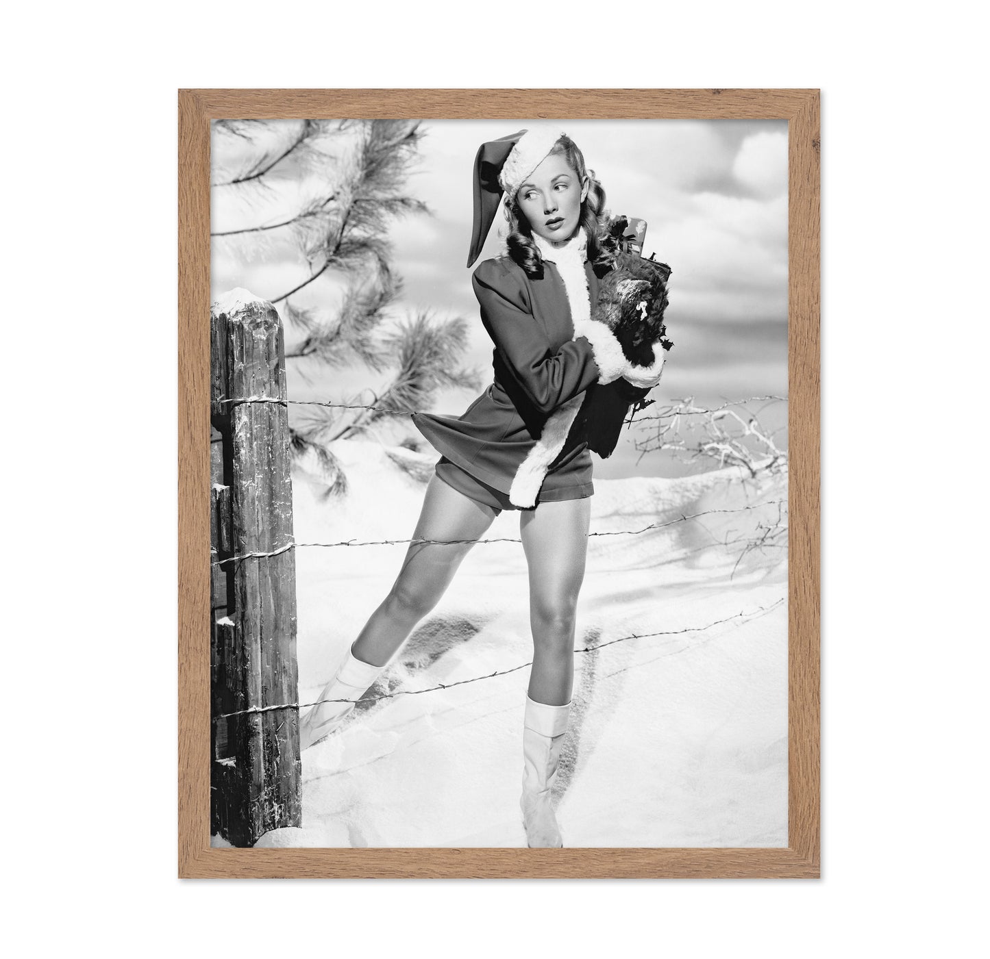 Santa Fence 1940s