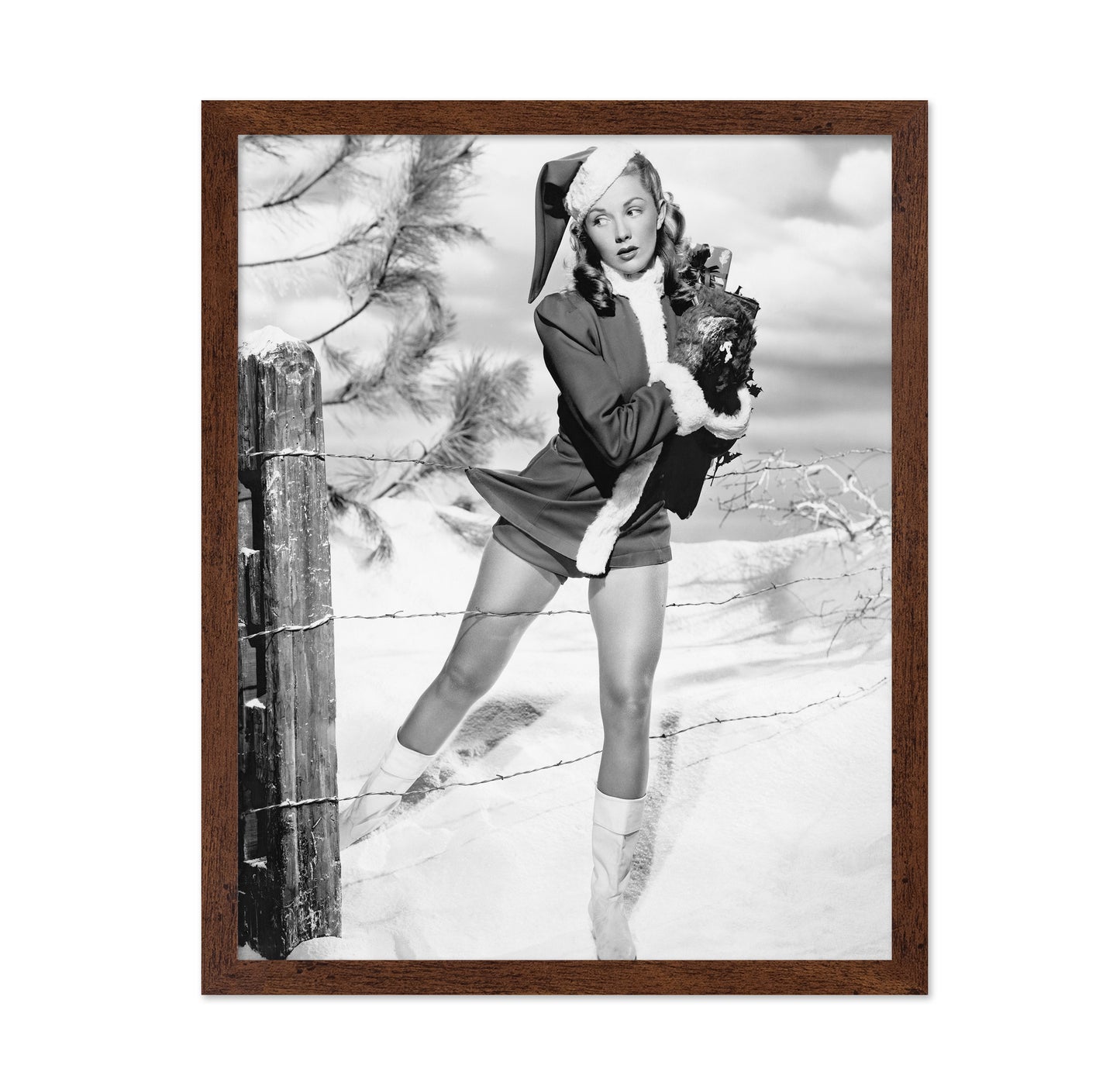 Santa Fence 1940s