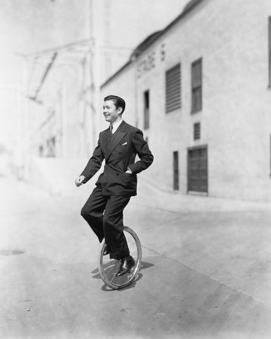 Unicycle Rider 1930s