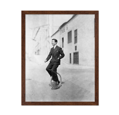 Unicycle Rider 1930s