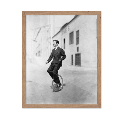Unicycle Rider 1930s