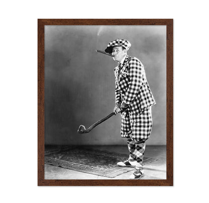 Checkered Golfer 1930s