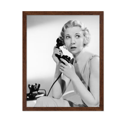 Telephone Woman 1930s