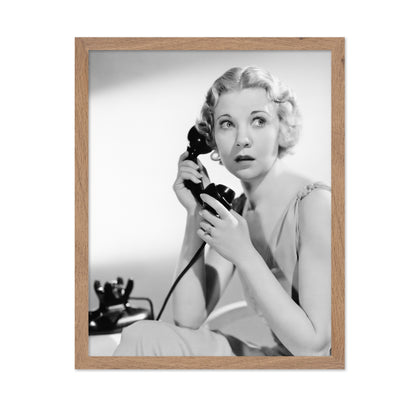 Telephone Woman 1930s