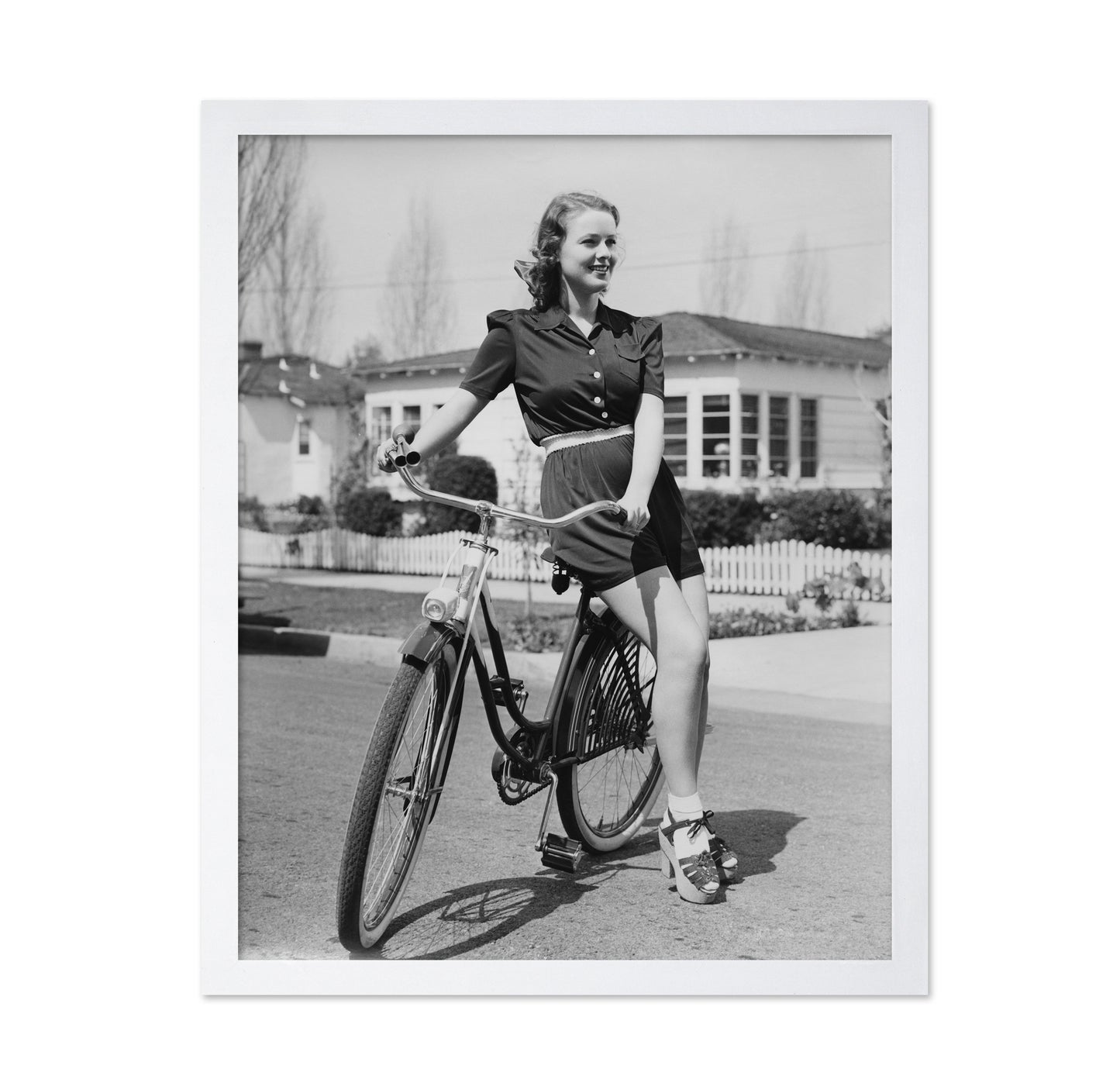 Woman Bicycle 1940
