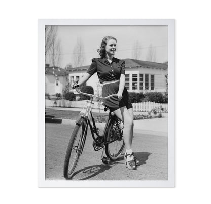 Woman Bicycle 1940