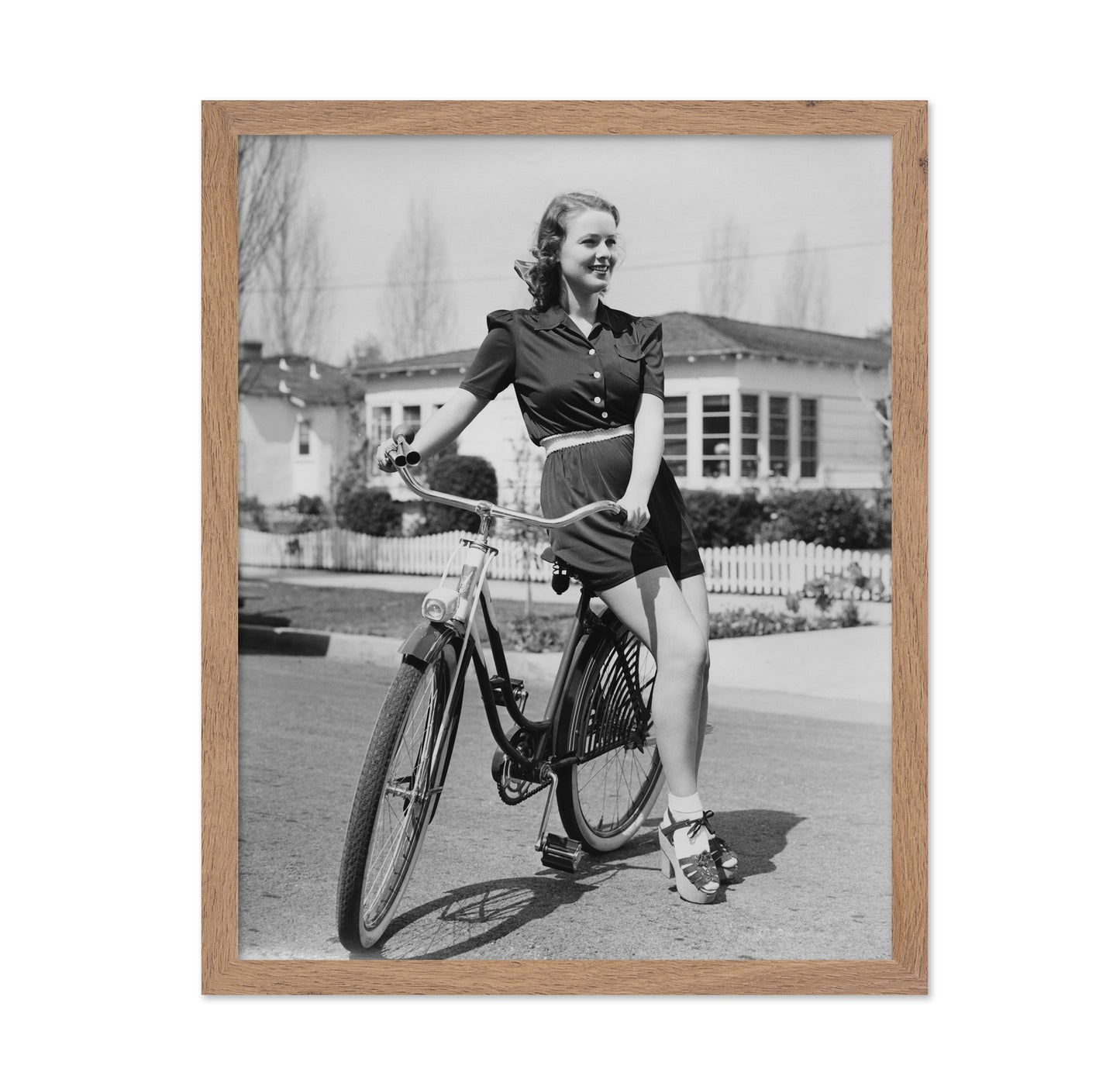 Woman Bicycle 1940