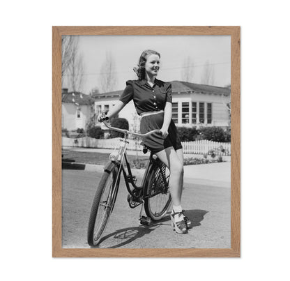 Woman Bicycle 1940