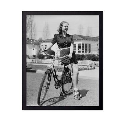 Woman Bicycle 1940
