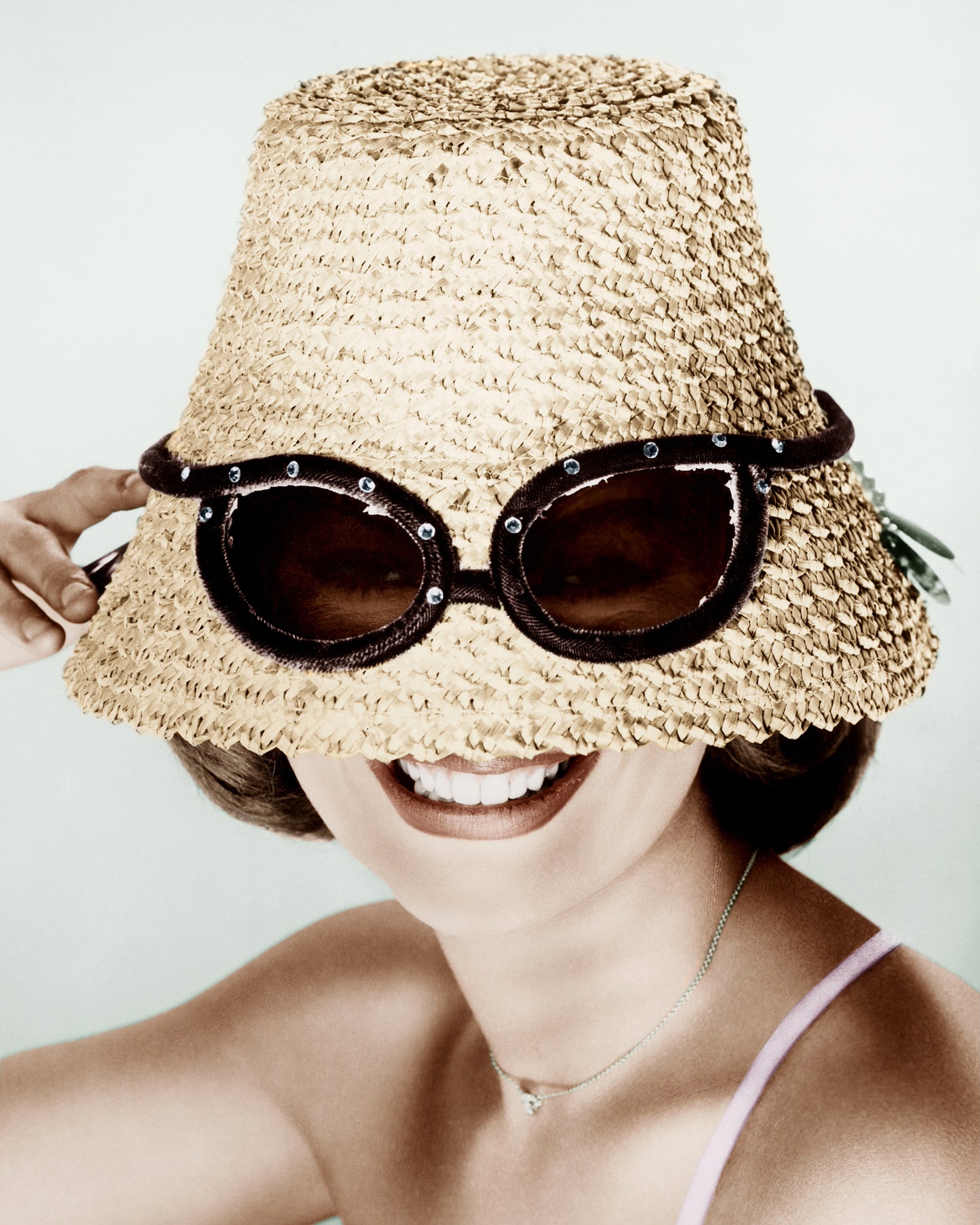 Straw Hat Fashion 1960