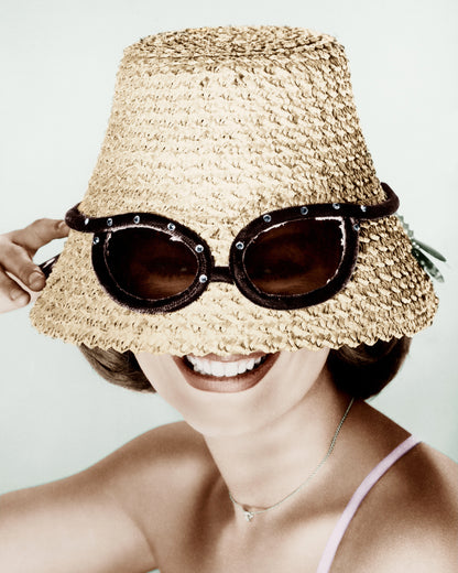 Straw Hat Fashion 1960