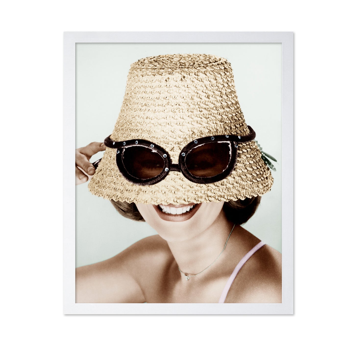 Straw Hat Fashion 1960