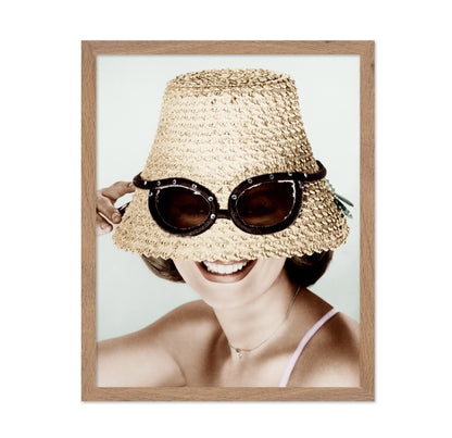 Straw Hat Fashion 1960