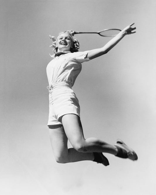 Woman with Tennis Racket 1930