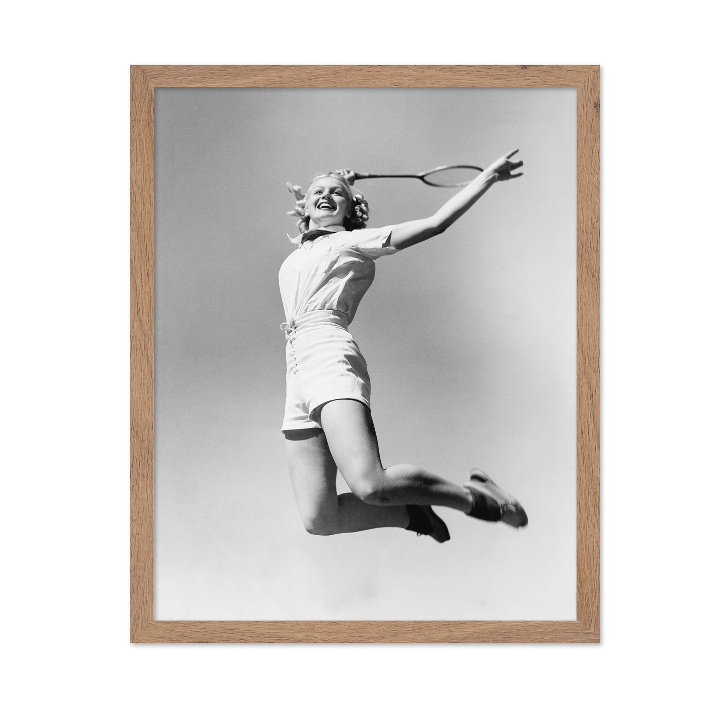 Woman with Tennis Racket 1930