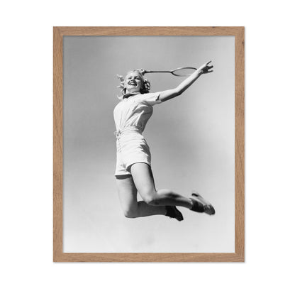 Woman with Tennis Racket 1930