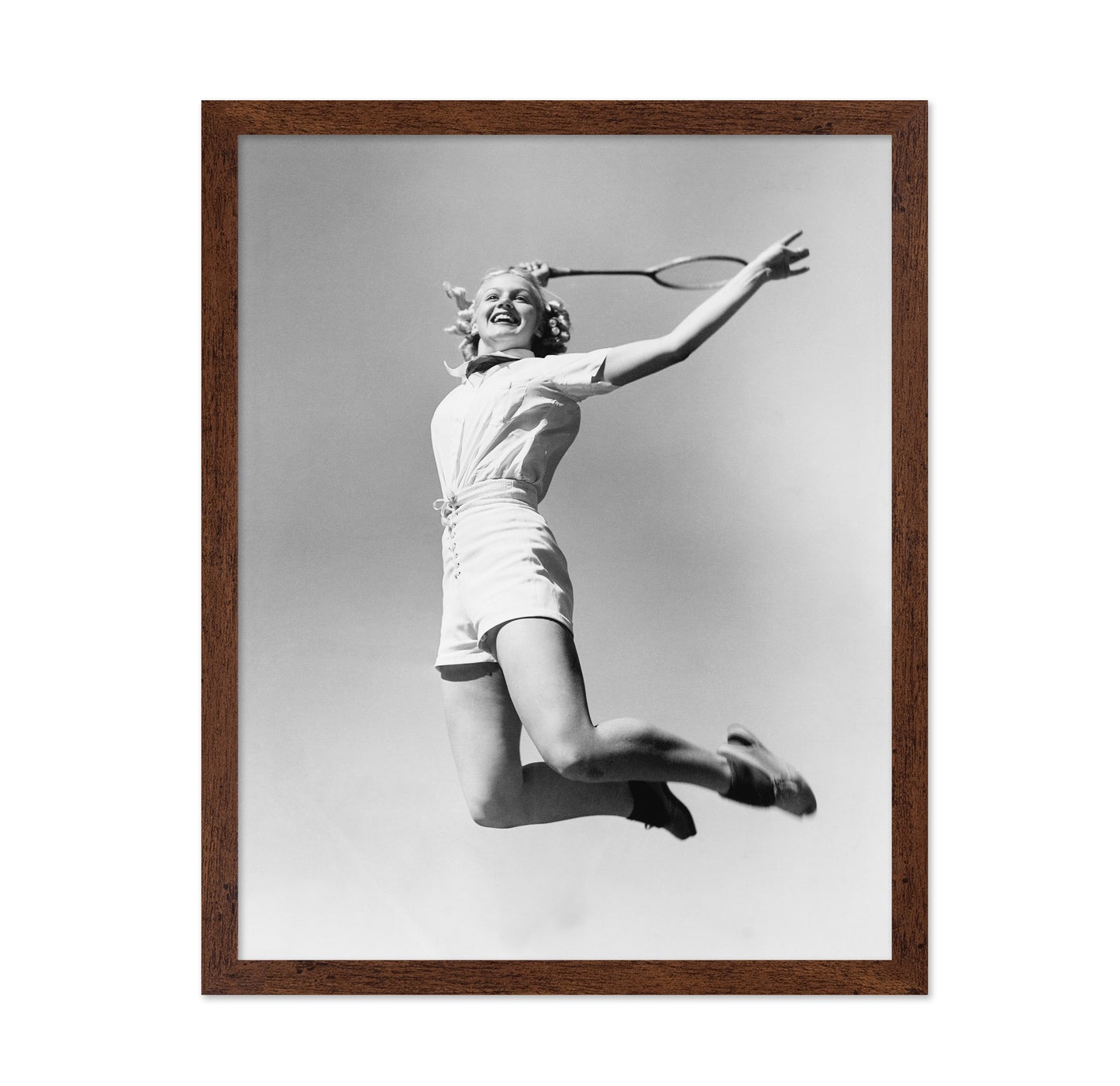 Woman with Tennis Racket 1930