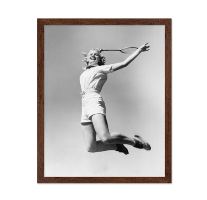 Woman with Tennis Racket 1930