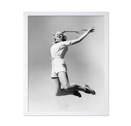 Woman with Tennis Racket 1930