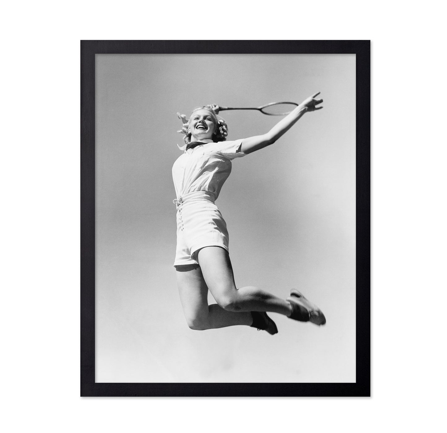 Woman with Tennis Racket 1930