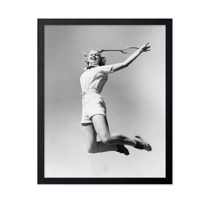 Woman with Tennis Racket 1930