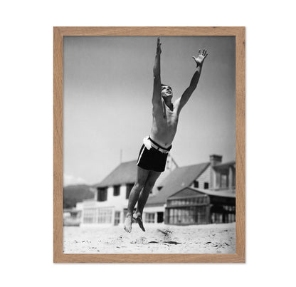 Jumping Man Midair 1930