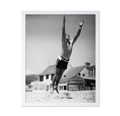 Jumping Man Midair 1930